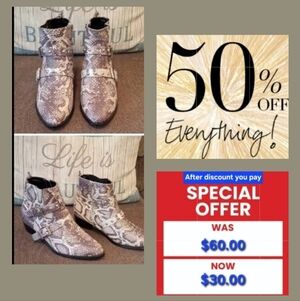 50% Off Listed Price You Pay Only $30.00 Bundle For Offer☆☆☆☆Size 7